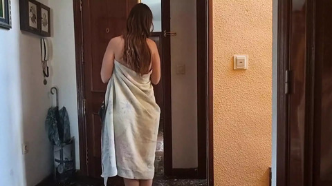 Latina's Pussy🌮️ Gets Naughty😈 Delivery Man's Package Special Delivery Cumming Inside