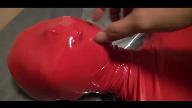 Soft Red Gel Suit for Breath Control