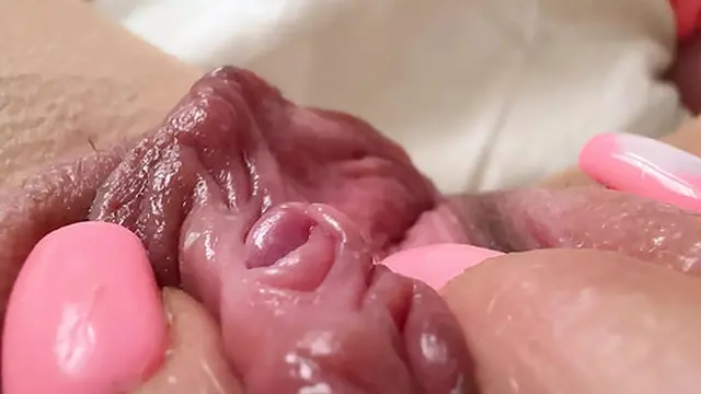 Sweet girl in tight shorts strokes her eager pussy🌮️ until she cummers hard  Solo solo solo