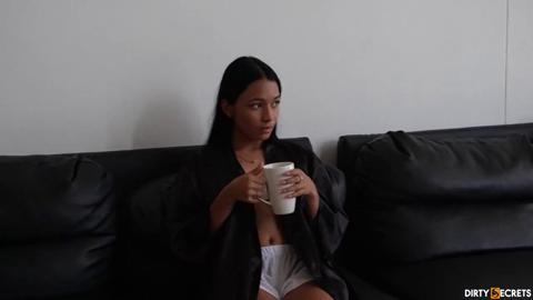 Blowjob beguiles stepdad to ravage behind stepmom