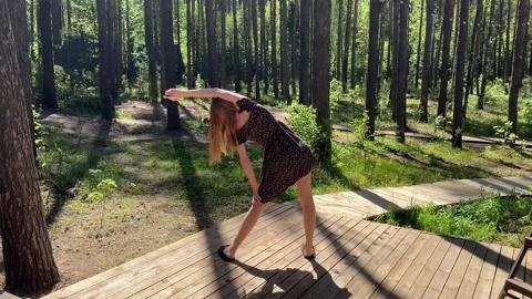Thongless Thirst Quencher in the Woods