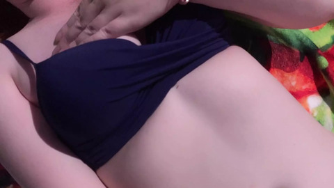 Dirty teen lets pervert finish on her face, gets drenched in his hot load