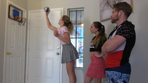Blowout three-way indoor slam fest with juicy chicks