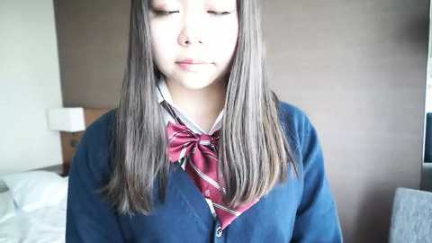 Slutty Seoul Schoolgirl Swallows 9-Inch Dong Down to the Throat Baby!
