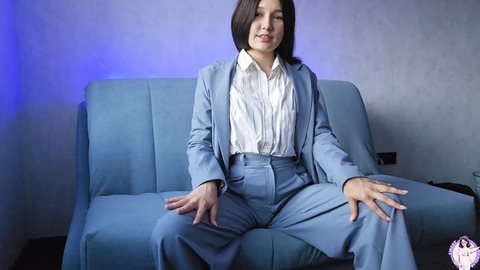 Blowj0b secretary uncovers the boss's office, unleashing lewdness