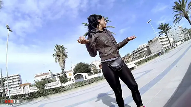 Coral Joice &mdash;  a fiery Spanish milf &mdash;  gets passionately fucked on the beach