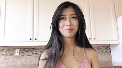Jade Kush gets her stepdad's raw, uncut, interracial cock🌭 pounding her public hairy bush, taking his entire load