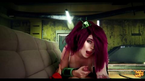 Fry creampies Leela's brain slug with a double cumshot