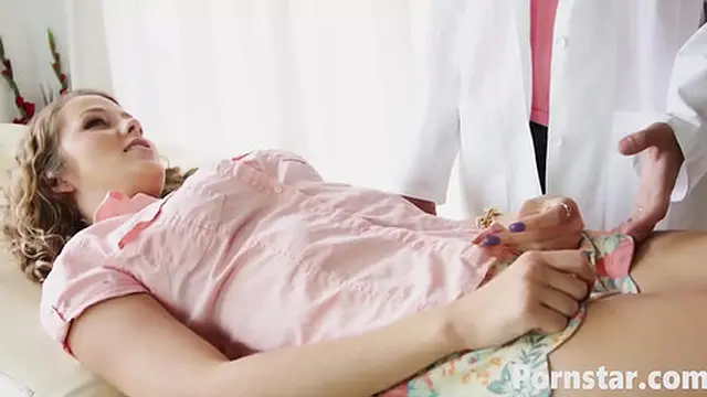 Lesbian Hottie Kimber plays dirty in the kitchen