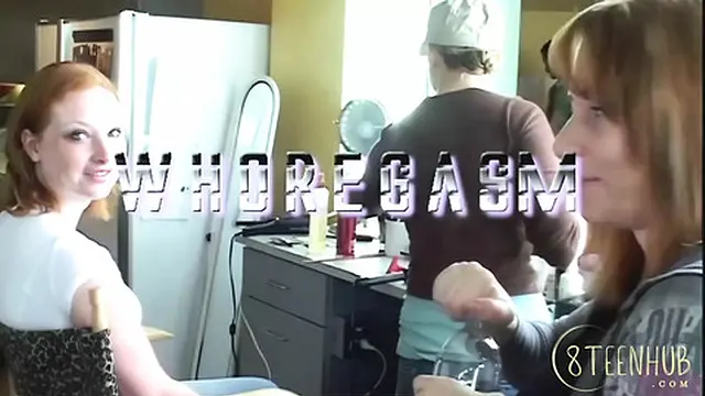 Buttfucked Hard and Wet by 8 Horned Slaves While the Whores Take Massive Orgies