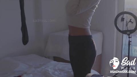 Dirty Korean beauty craves sperm injection after nasty missionary sex, all night long