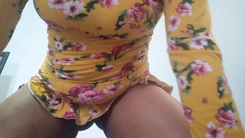 Creamy creampie, Latina's solo fantasy fulfilled