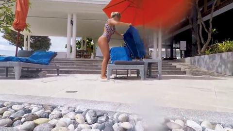Pulled Over at the Pool, She Offered Me Her Place!