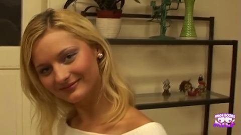Dirty blonde gets POV'd into a sloppy blowbang, finishing with a nasty facial