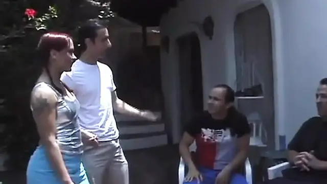 Katja gets ravaged by a gangbang of hung studs &mdash;  her pussy🌮️ stretched to limits