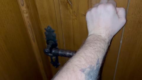 Tenant rents out her mouth to landlord's filthy face-fucking demands