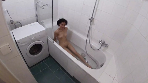 Tiny Brunette Banged Hard in Tub with Passion - DOLLSCULT