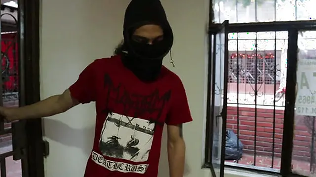 boyfriend poses as a thug &mdash;  sneaks into my room and makes me suck😜 his dick🍆