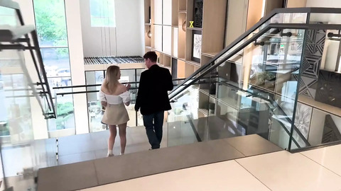 Hot Blonde Cutie Sucked & Screamed Hard as Teacher Rammed Her Tight Pussy✌ on First Day of School