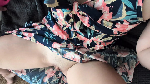 Filthy POV cock🌭-sucking creampie in a ravished evening dress