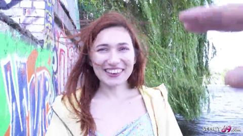 German Scout: Massive Cock🌭 Bangs Brief Young Angie Elif's Asshole in Candid Intercourse