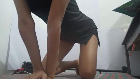 'Kinky young Asian cutie gone wild in decadent bedroom'