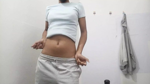 Hot hairy pussy masturbation