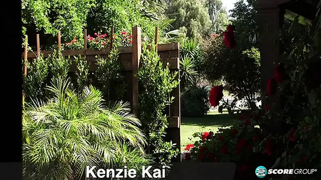 Schoolgirl Kenzie Kai Shows Off Her Mounds & Climaxes Roughly