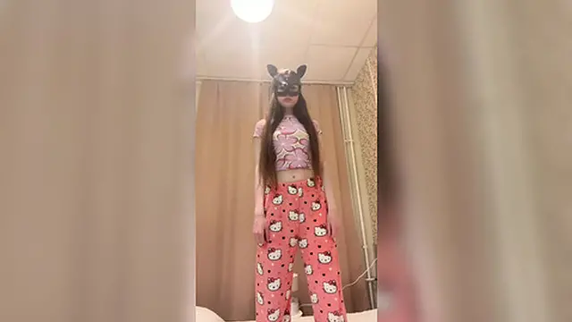 Hot Brunette′s Naughty😈 TikTok Dance SFX: White Stocking Legs &mdash;  Mini Skirt &mdash;  Thong &mdash;  Leggings &mdash;  Sultry Rhythm