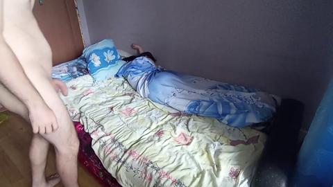 Stepbro & Stepsis Hot Sex On Parents' Bed - Part 1