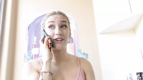 Tiny Schoolgirl Teases Big Brother's Hard Rod