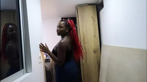 Ebony Mistress Multitasks Laundry and Deepthroat on Knees - Mastermeat1