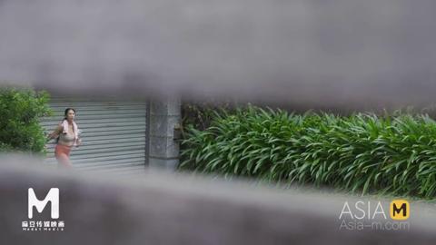 Two innocent faces degraded by AsianM's filthy lust outdoors