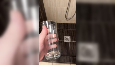 Pee into a Glass