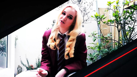 Steamy British Teen Licks And Swallows Hot Cum