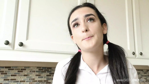 Dad's Cock🍆 Strokes Stepdaughter's Begging Lust