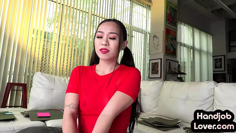 Hot Asian Miniature Teases POV Dck with Sultry Talk