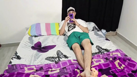 Stepbrother's Pleasure with My Sex Doll Sparks Jealousy, Leading to Hot Threesome