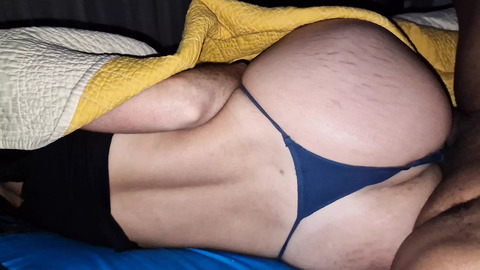 Boyfriend servicing his woman before she hits the office; Spoon-style action