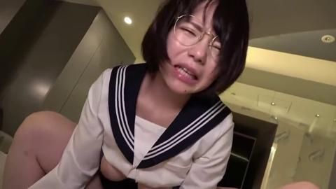 Two Enko girls, Natsu, Rina, Nenne, and Marina, allowing Yukichi to cum inside them