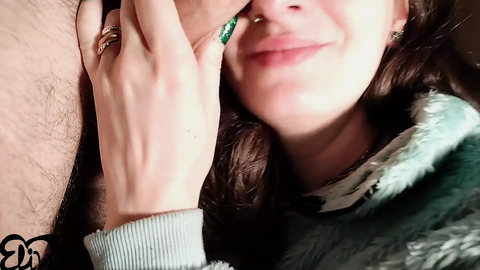 Very Close up View of Pulsating Cum in Mouth with Countdown