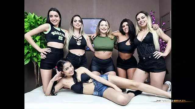 Spit Swallow Girls Extreme Gang Bang - Liters of Finest Spit From Top Girls