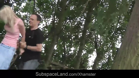 Dominant Man Utilizes Two Young Blondes in Bondage Sex
