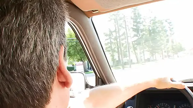 My teacher gives me a lesson in the cheerleader suit