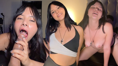 Sweet virgin gives head, eager for more naughty😈 scenes