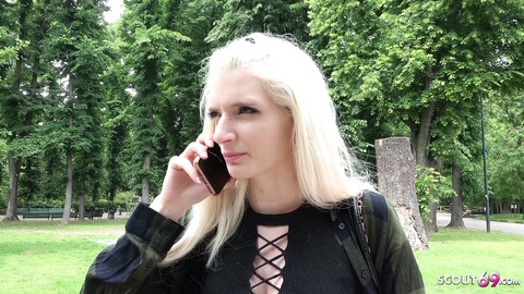 Hot German Scout Picks Skinny College Teen For Real Public Pickup Fuck