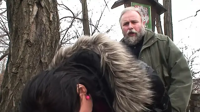 Public cumshot with a rock-hard cock🌭 in a tight leather dress