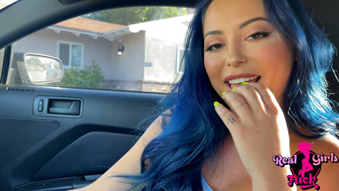 Eve Marlowe's Hot Step-Sister Squirting for Car Privileges - Sucking My Dick🌭