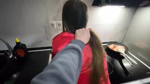Step-sis Dishes While I Fuck Her From Behind