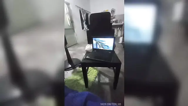 ′Young Hot Girl′s Virginity Torn by Perfect Tits & Skinniness′